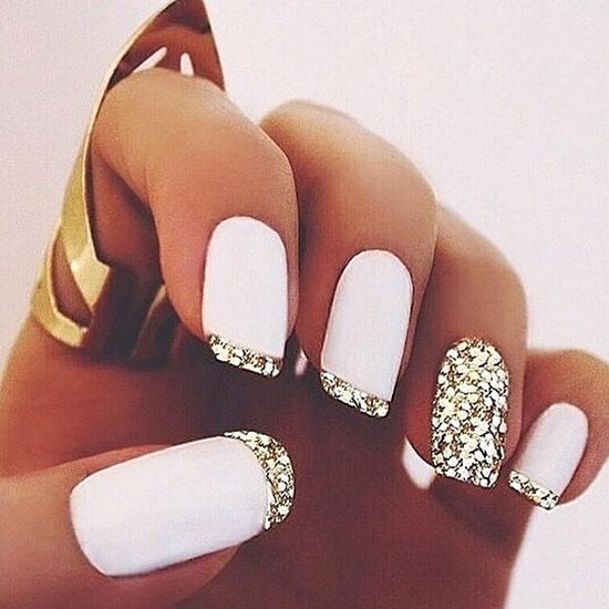 French Tips Wedding Nails