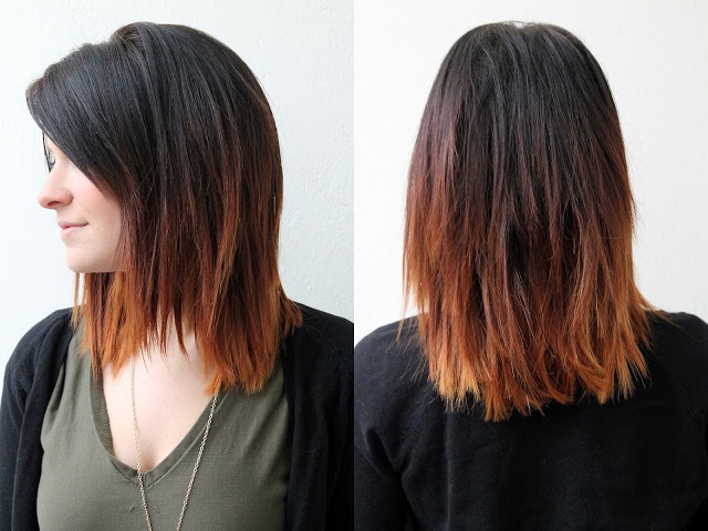 Ombre Lob Hairstyle