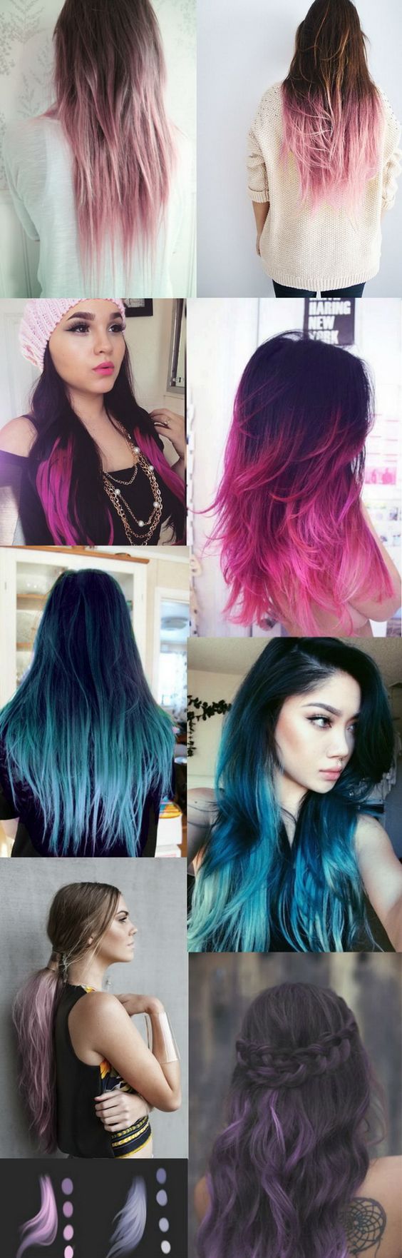Pastel Ombre Hairstyles