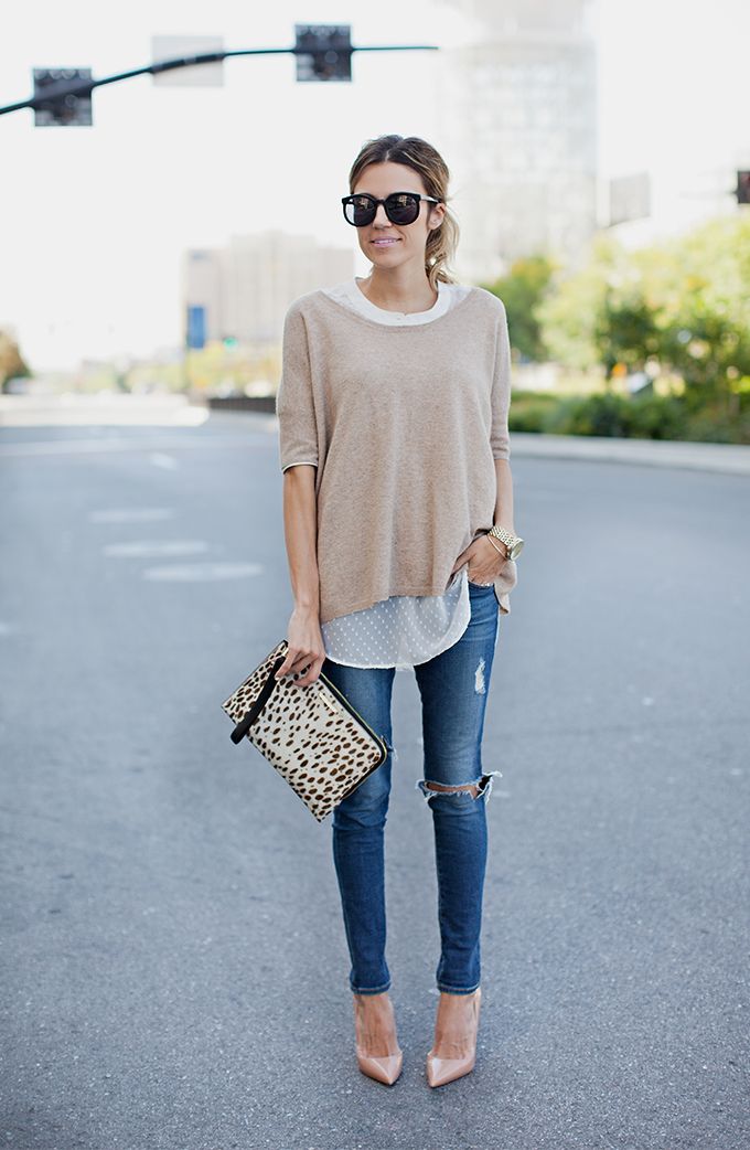 27 Ripped Jeans Outfit Ideas - Pretty 