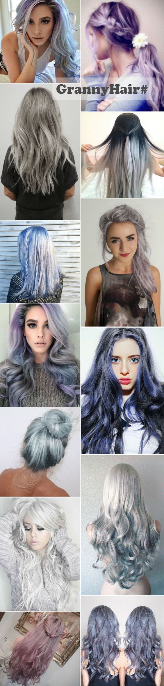 Trendy Grey Hairstyles
