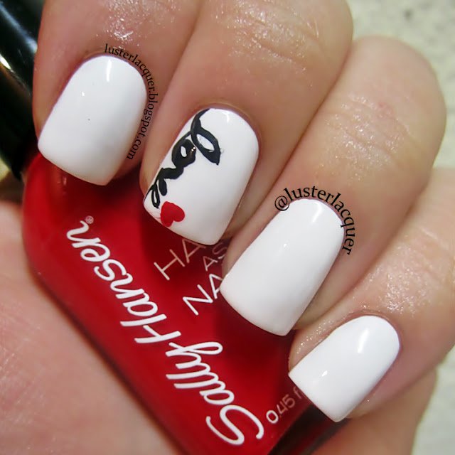 Valentine' s Day Nail Design