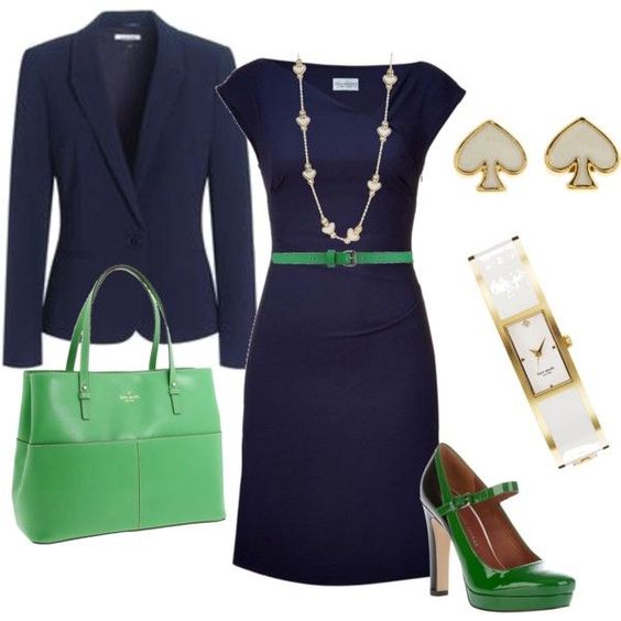 Green and Blue Outfit