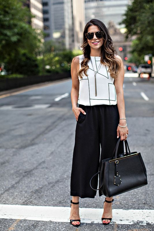 Print Top and Culottes