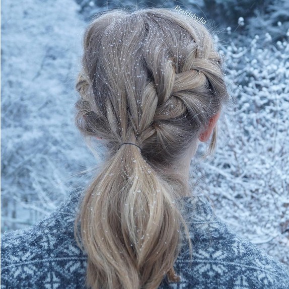 Braid Ponytail Hairstyle for Kids