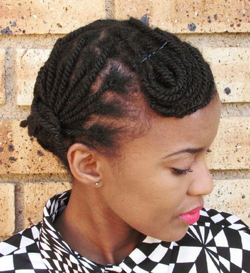 20 Fun Twisted Hairstyles For Natural Hair African