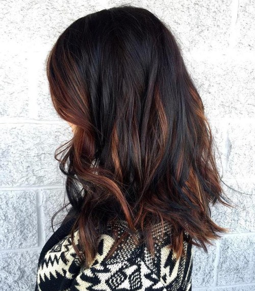 Brown Highlighted Hair