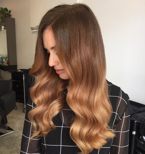 Brown Ombre Curls