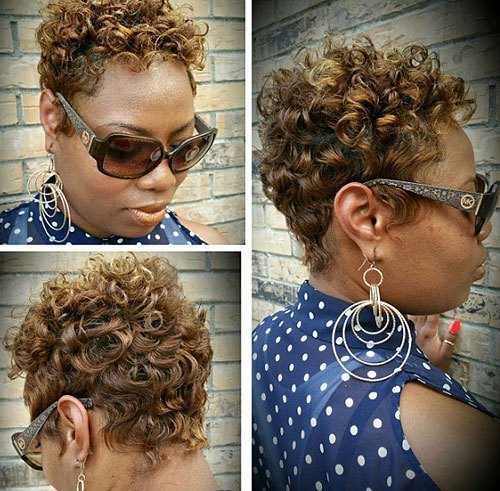 Chic Curly Pixie