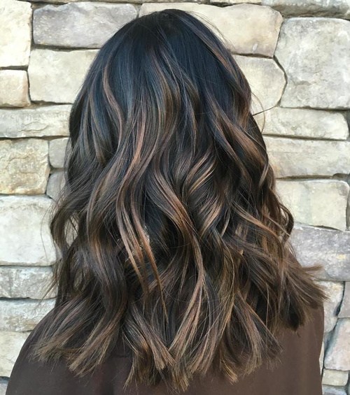 Chocolate Highlighted Hair