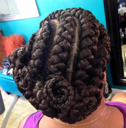 Coiled Hairstyle