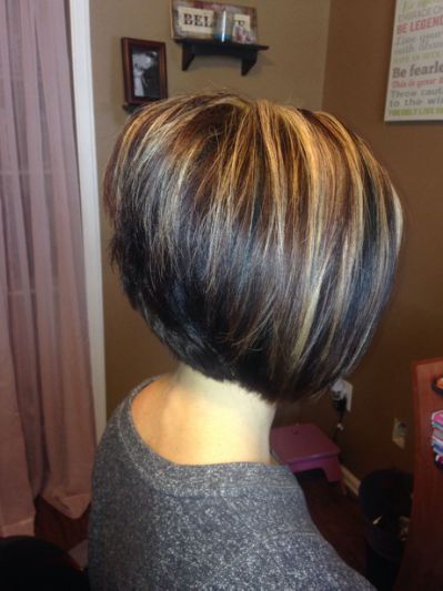 Highlighted Stacked Bob