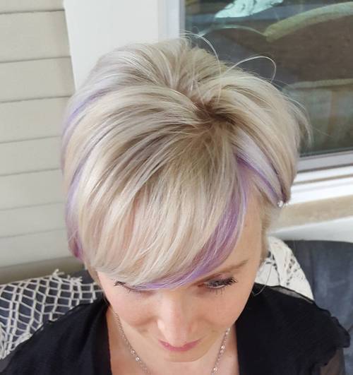 22 Sassy Purple Highlighted Hairstyles For Short Medium Long Hair Pretty Designs