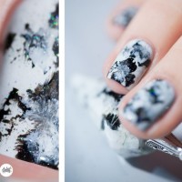 Stone Nail Art Design