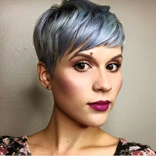 Purple and Teal Pixie