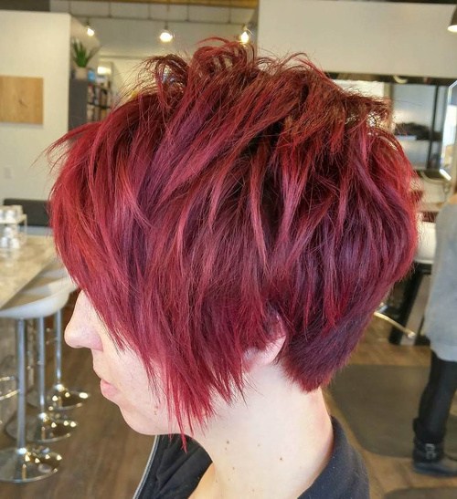 Red Shaggy Hair