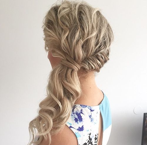 Side Twisted Ponytail