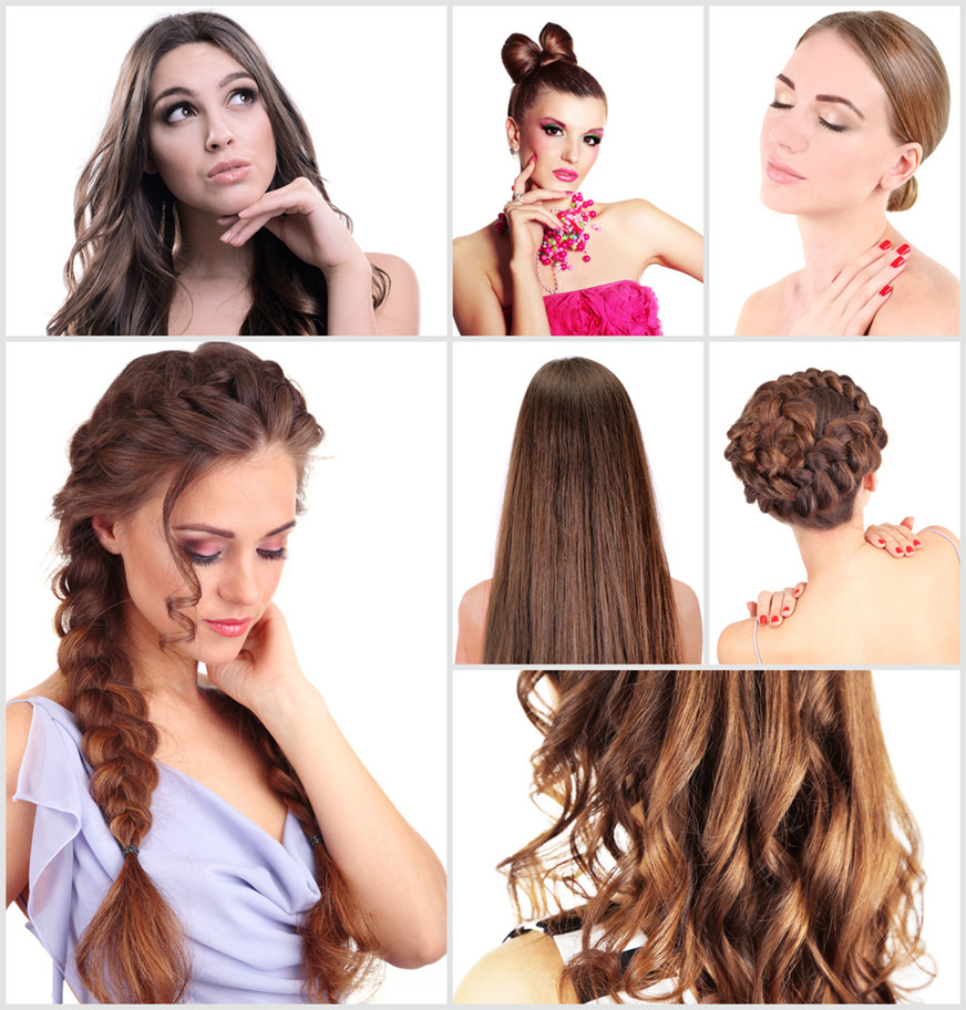 PHOTO Print POSTER WOMEN HAIR STYLES Girls Girl Woman Salon Beauty Hairstyle