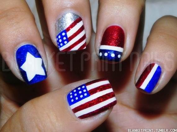 20+ Patriotic Nail Art Designs To Try At Your Fourth Of July Party