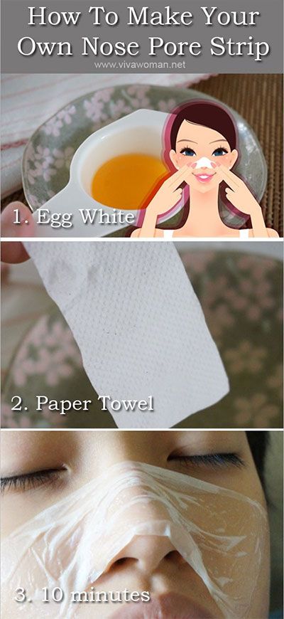 How to make your own nose pore strip