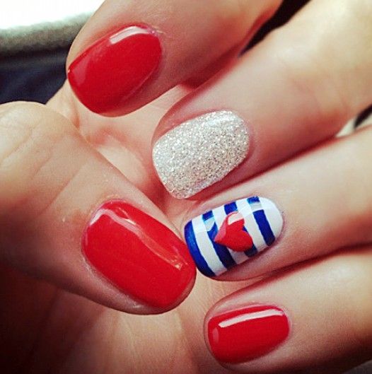 Patriotic Nail Art To Try At Your Fourth Of July Party