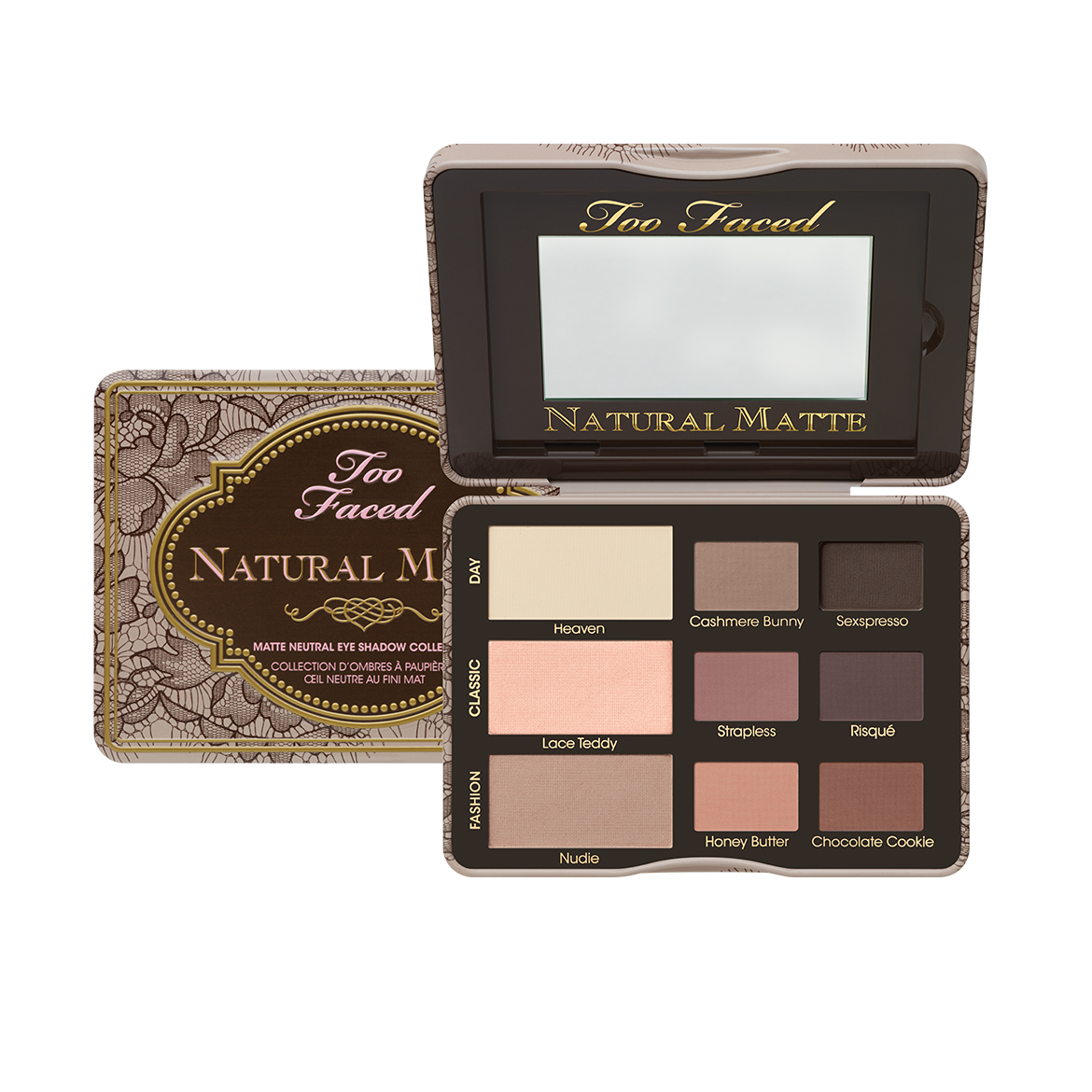 w Too Faced Natural Matte Eye Palette - best eyeshadow palettes for beginners
