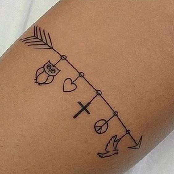 15 Arrow Tattoos That Are A Bullseye