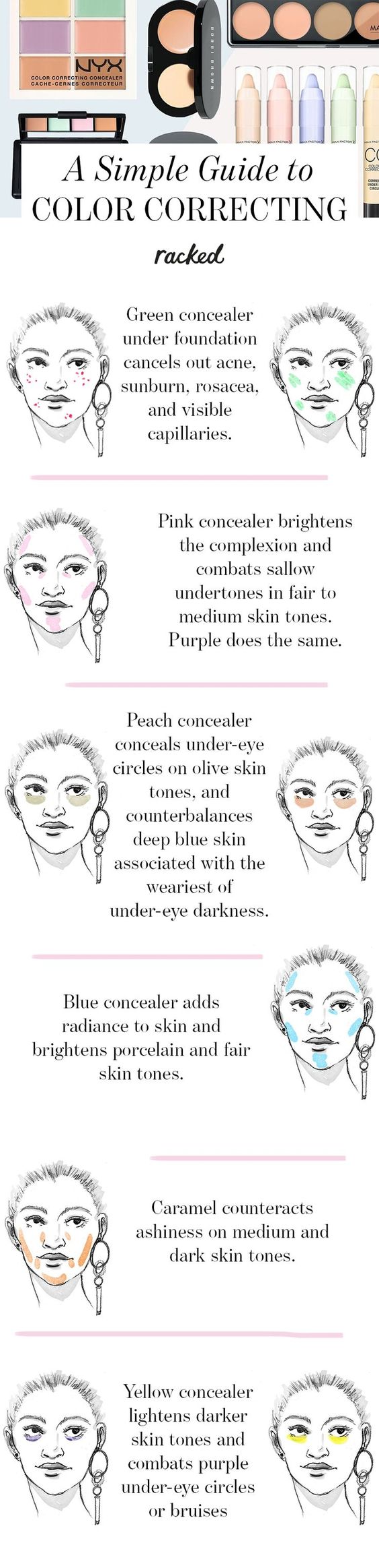7 Tips For Using Color Correcting Makeup