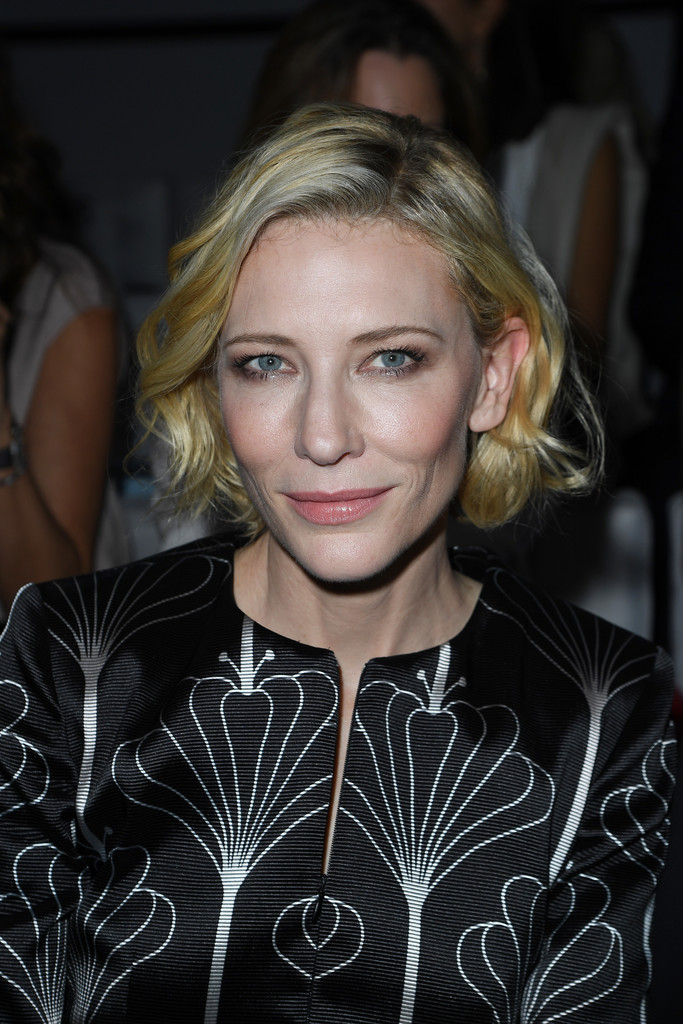 Cate Blanchett Blonde Bob via stylebistro