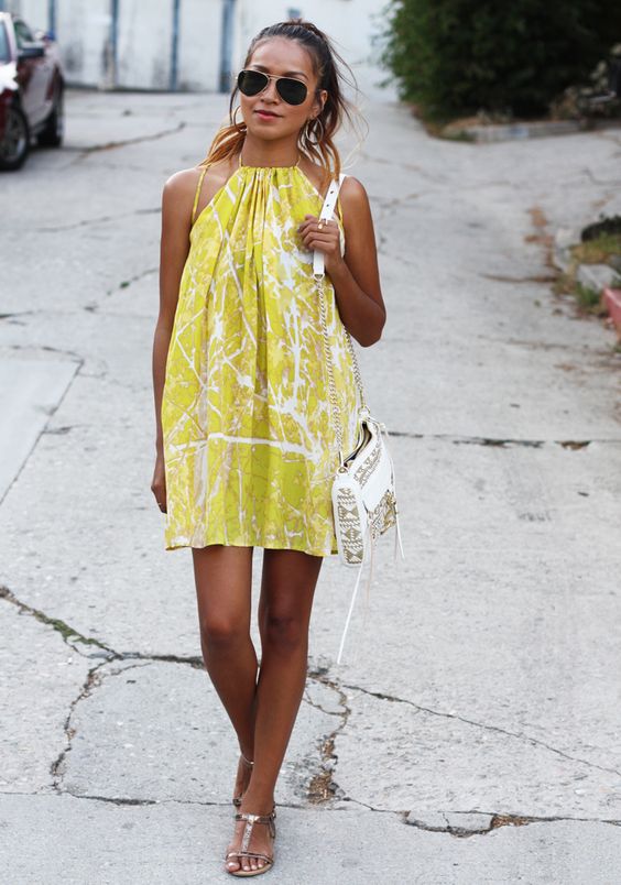 Yellow Summer Dress via