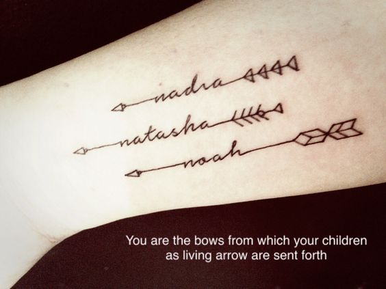 Amazing Arrow Tattoos for Female