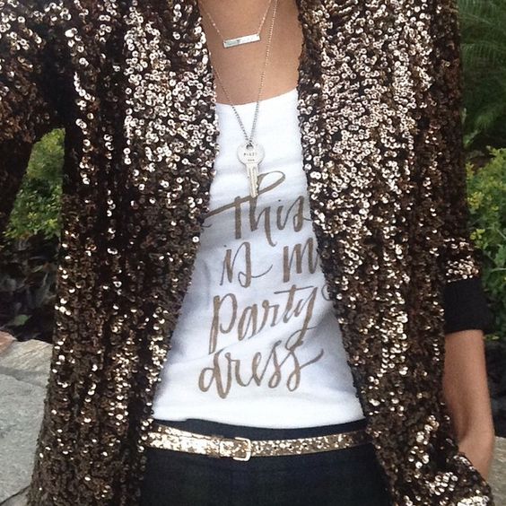 How to Wear Glitter From Head to Toe