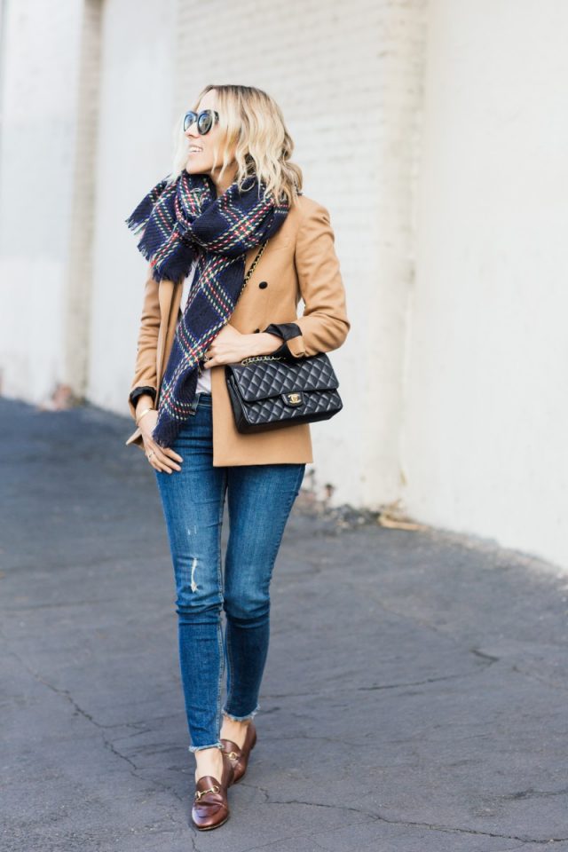 blue-scarf-camel-blazer-and-jeans via