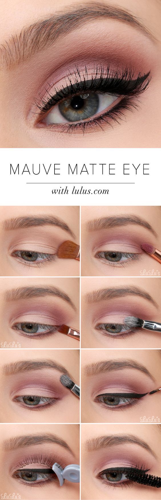 mauve-matte-eye-makeup via