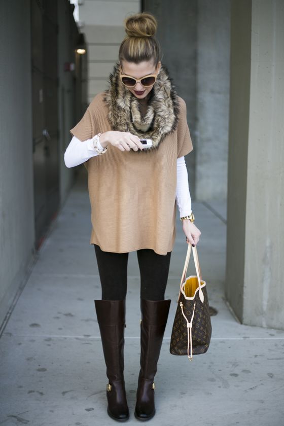 neutral-top-and-knee-high-boots via