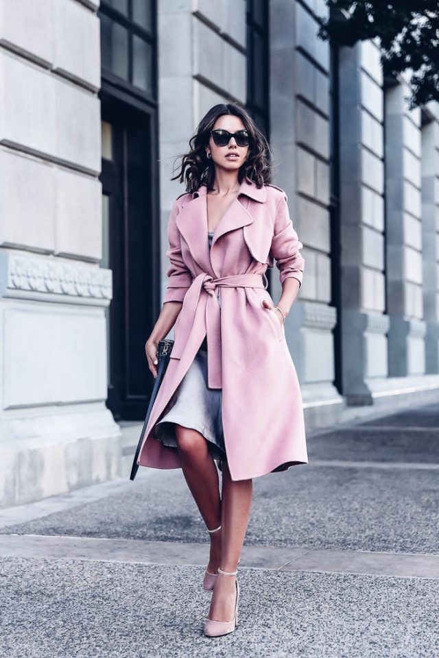 pink-trench-coat-and-dress via