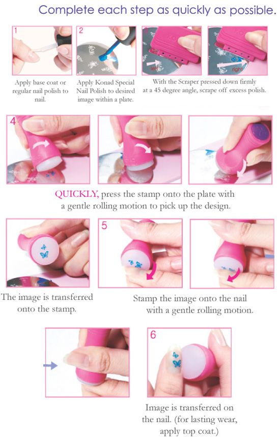 12 Tutorials to Make Stamping Nails Pretty Designs