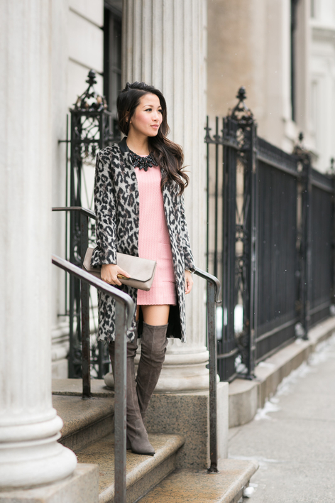 leopard-coat-and-pink-dress via