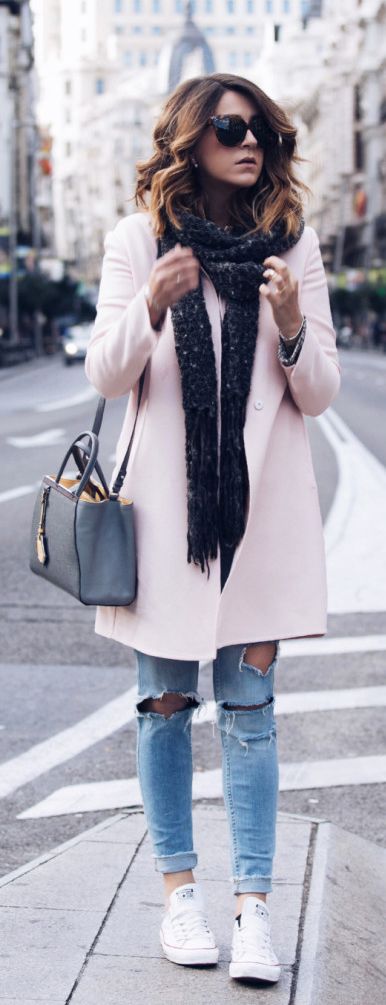 pastel-coat-and-glitter-scarf via