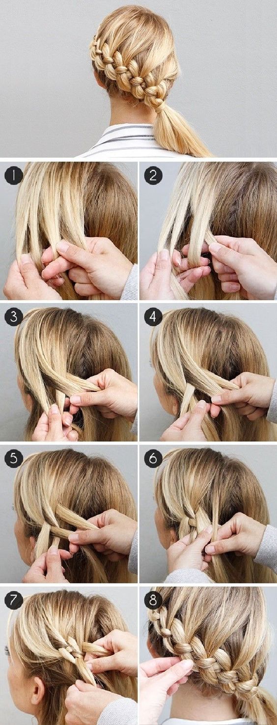 Easy Step By Hairstyle Tutorials