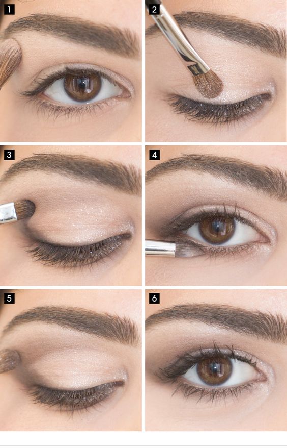 simple-eye-makeup-for-brown-eyes via