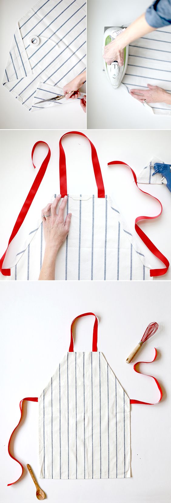 10 Easy Step by Step DIY Tutorials to Make Aprons Pretty Designs