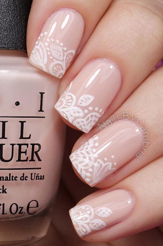 20 Fabulous Wedding Nail Designs 2019  Nail Designs for Wedding  Pretty Designs