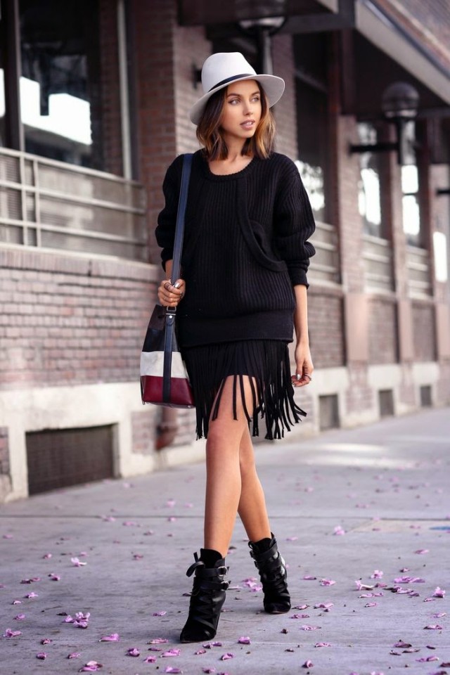 elegant black outfit