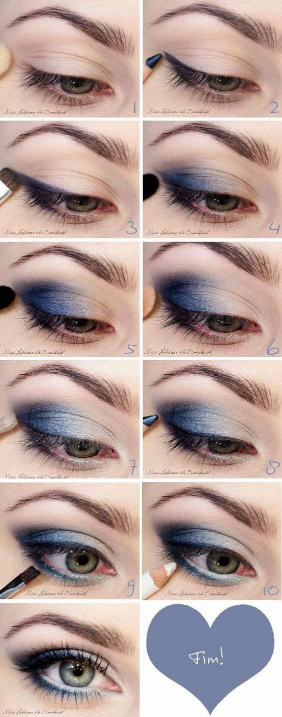 How to Rock Blue Makeup Looks - 20 Blue
