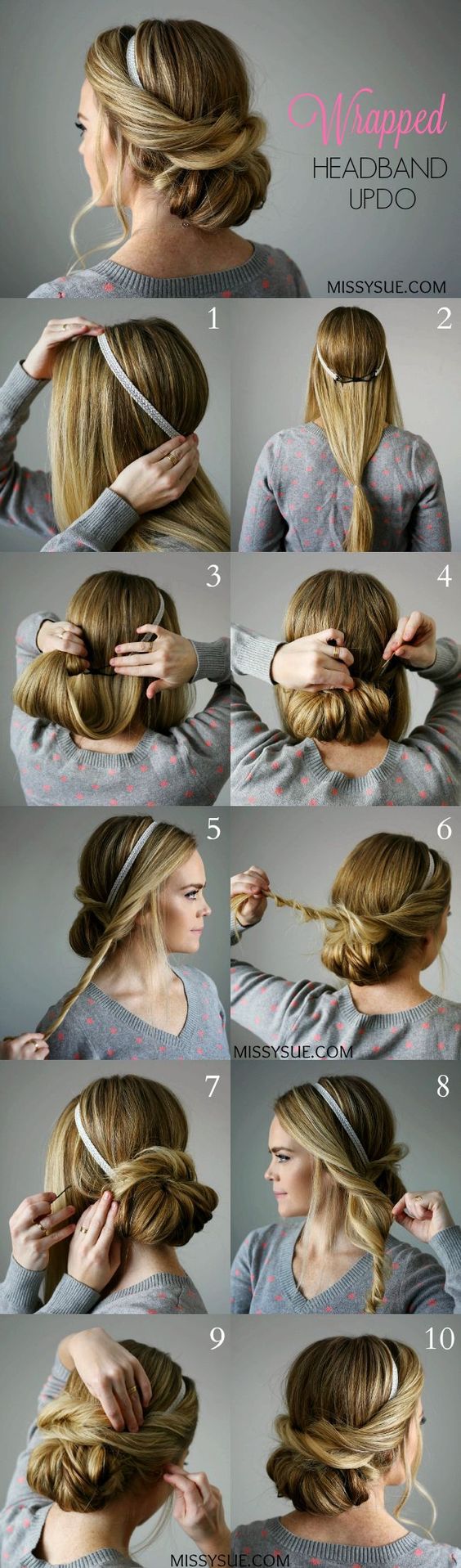 Easy Updo Hair Tutorials For The Season Pretty Designs