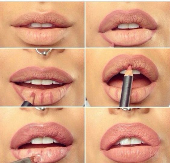 Picture of 12 Tutorials to Apply Lip Liner - Pretty Designs