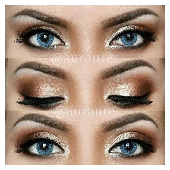 10 Awesome Eye Makeup Looks for Blue Eyes - Pretty Designs