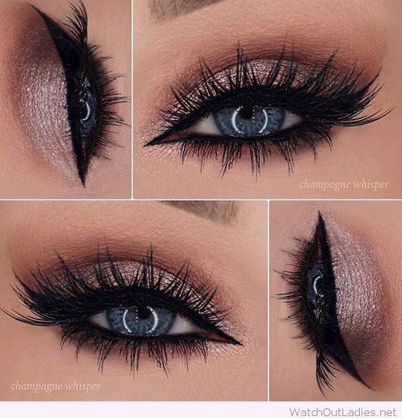 10 Awesome Eye Makeup Looks for Blue Eyes - Pretty Designs