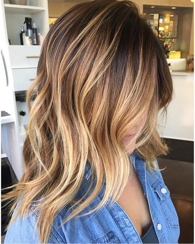 45 Balayage Hair Color Ideas 2020 Blonde Brown Caramel